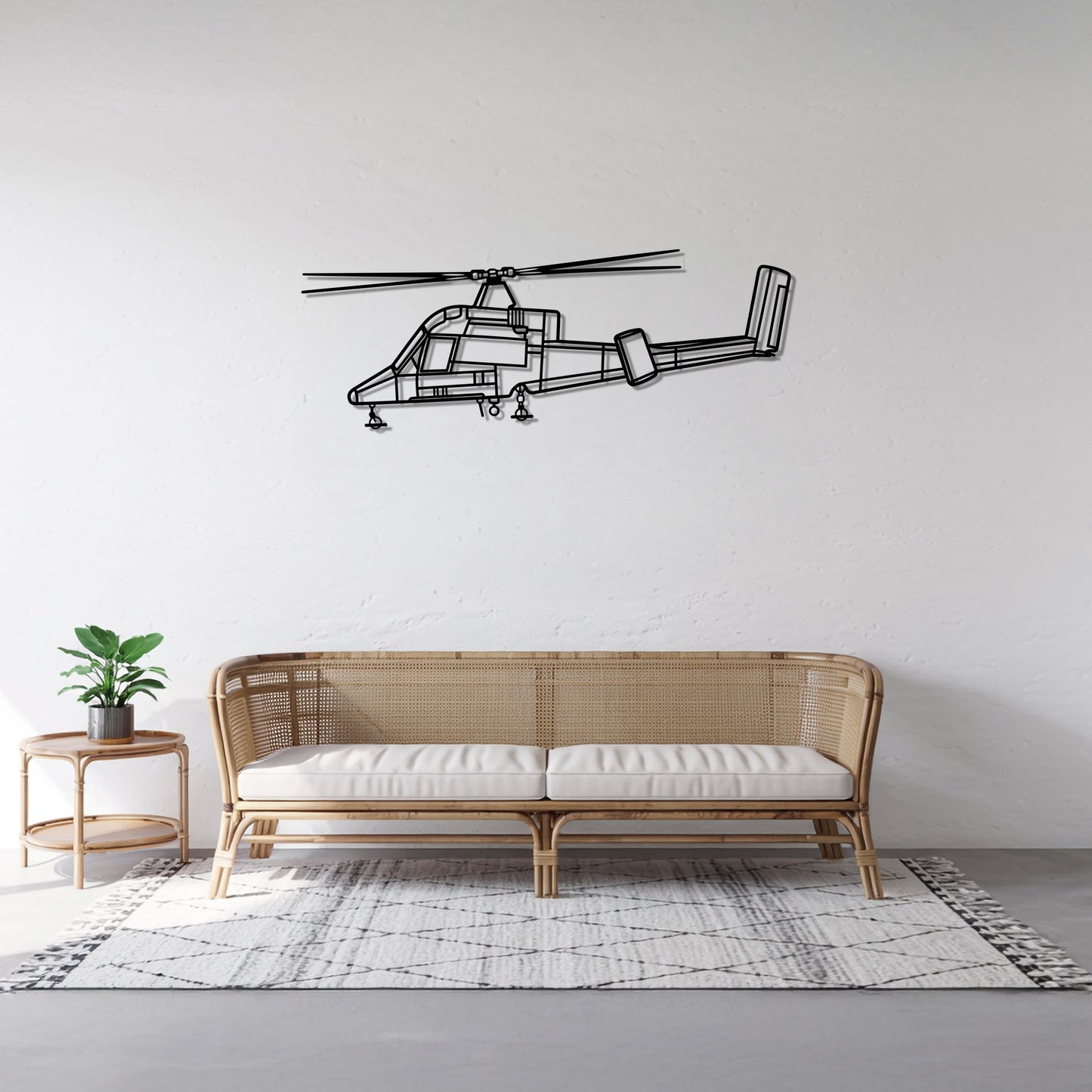K-MAX – Kovová dekorácia na stenu helikoptéry