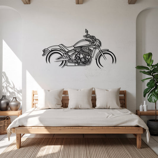 Vulcan S – Kovová dekorácia na stenu motorky