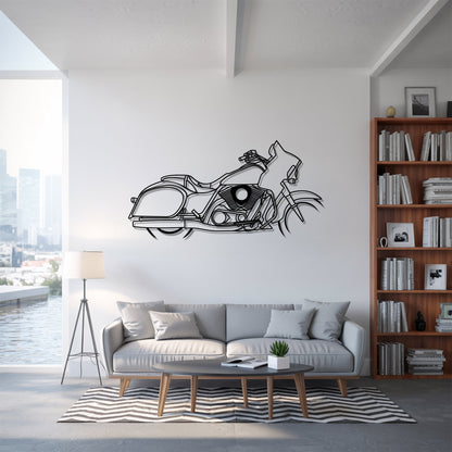 Vulcan VN1700 Voyager – Kovová dekorácia na stenu motorky