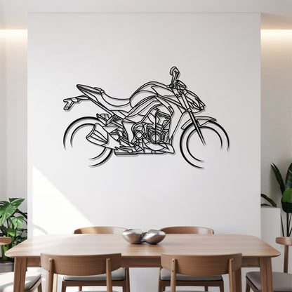 Z1000 – Kovová dekorácia na stenu motorky