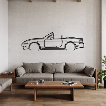 MX-5 NB Detailed – Kovová dekorácia na stenu auta