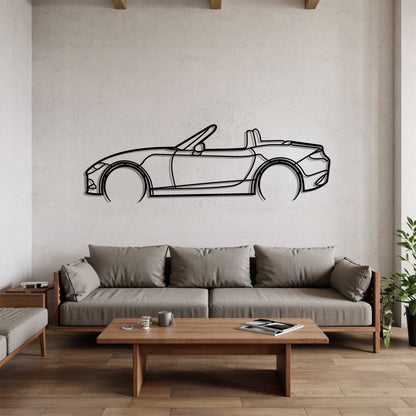 MX-5 ND Detailed – Kovová dekorácia na stenu auta