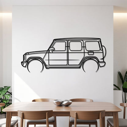 G-class Detailed – Kovová dekorácia na stenu auta