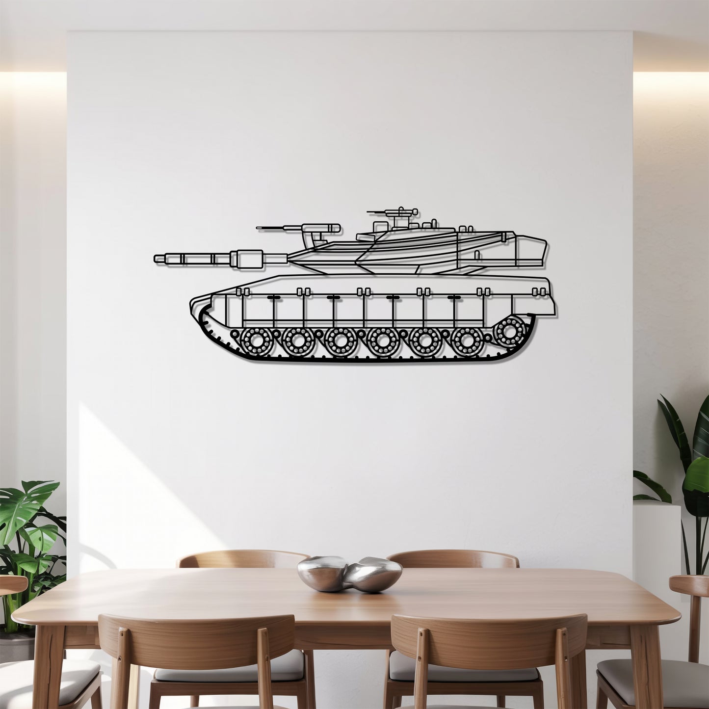 Merkava IV – Kovová dekorácia na stenu tanku