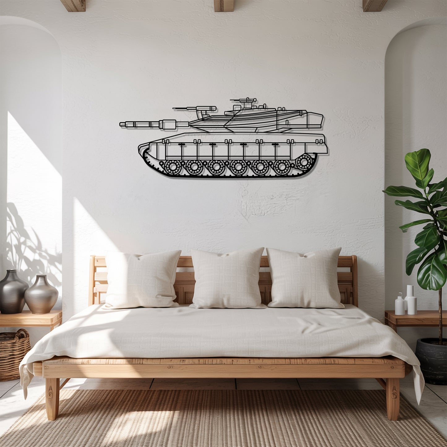 Merkava IV – Kovová dekorácia na stenu tanku