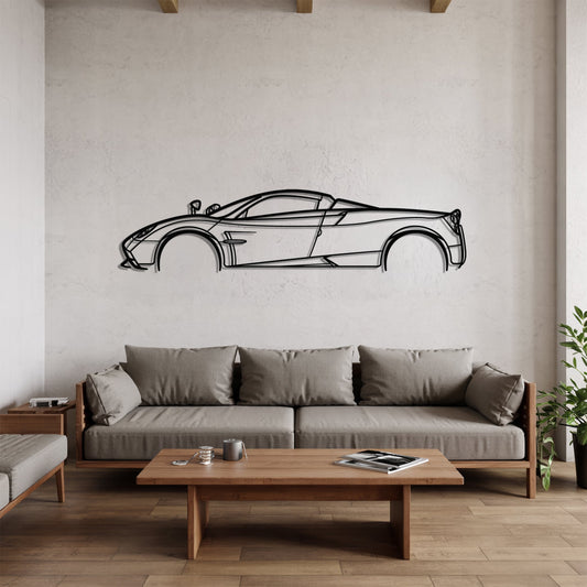Huayra – Kovová dekorácia na stenu auta