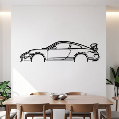 911 GT3 RS 4.0 (997) – Kovová dekorácia na stenu auta