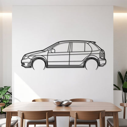 Fabia I Detailed – Kovová dekorácia na stenu auta
