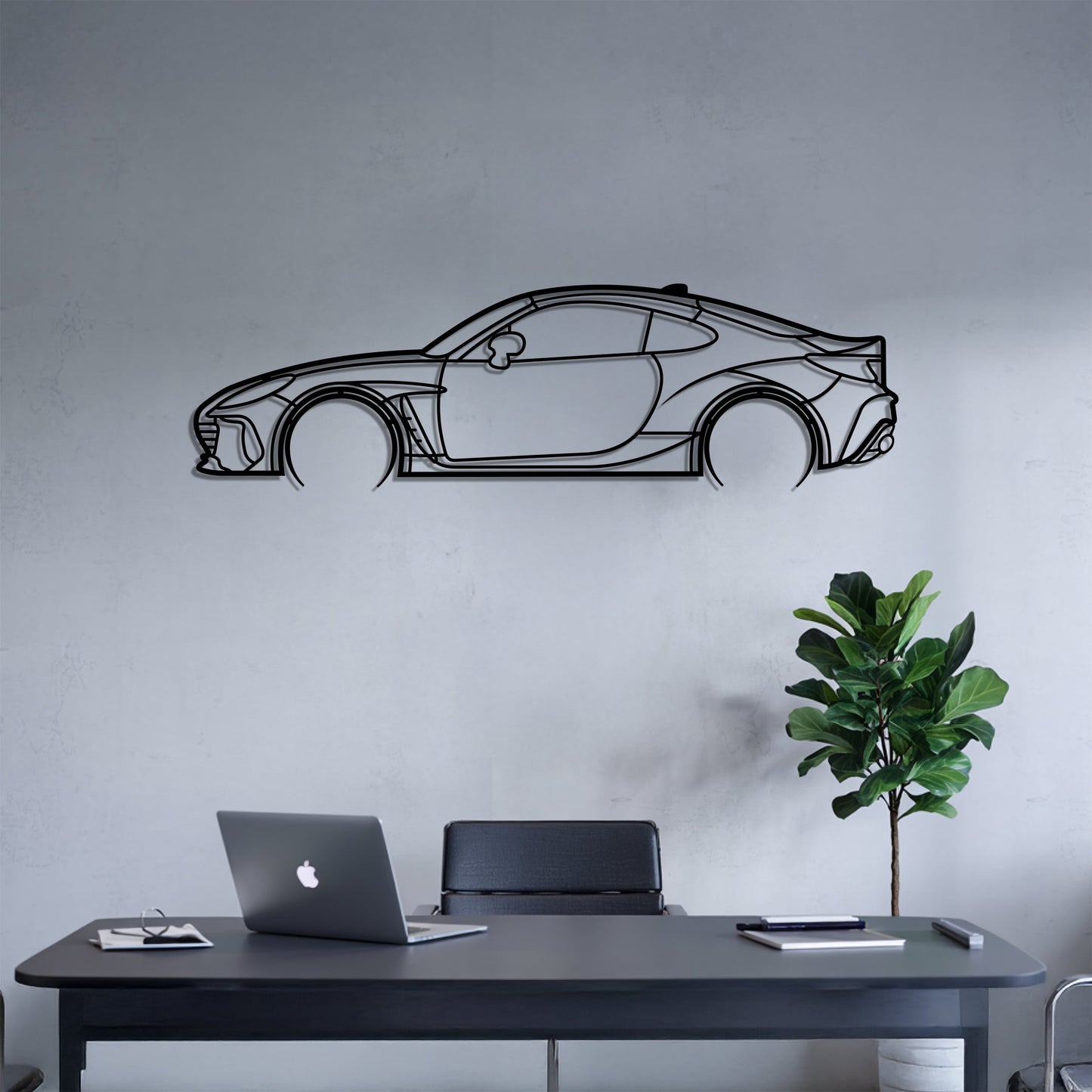 BRZ 2021 Detailed – Kovová dekorácia na stenu auta