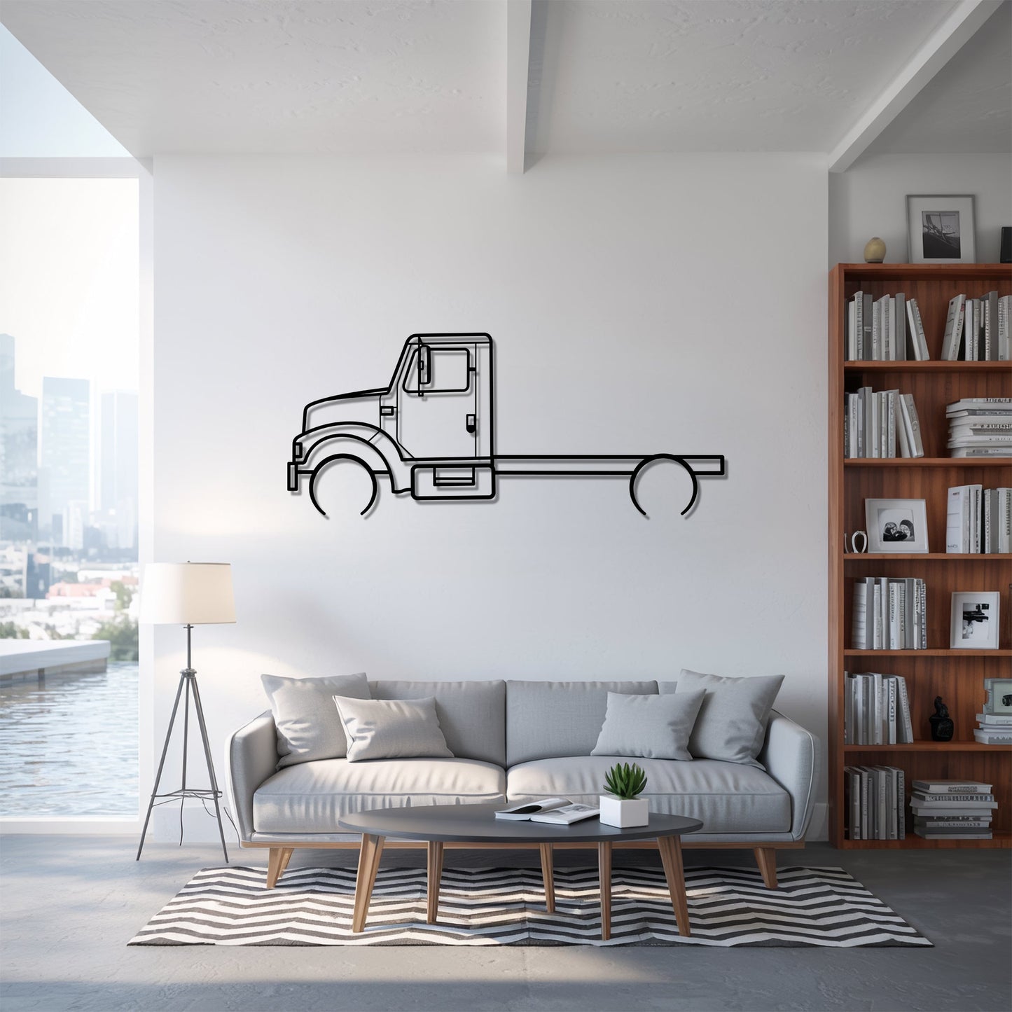 4700 (1989–2002) – Kovová dekorácia na stenu kamióna