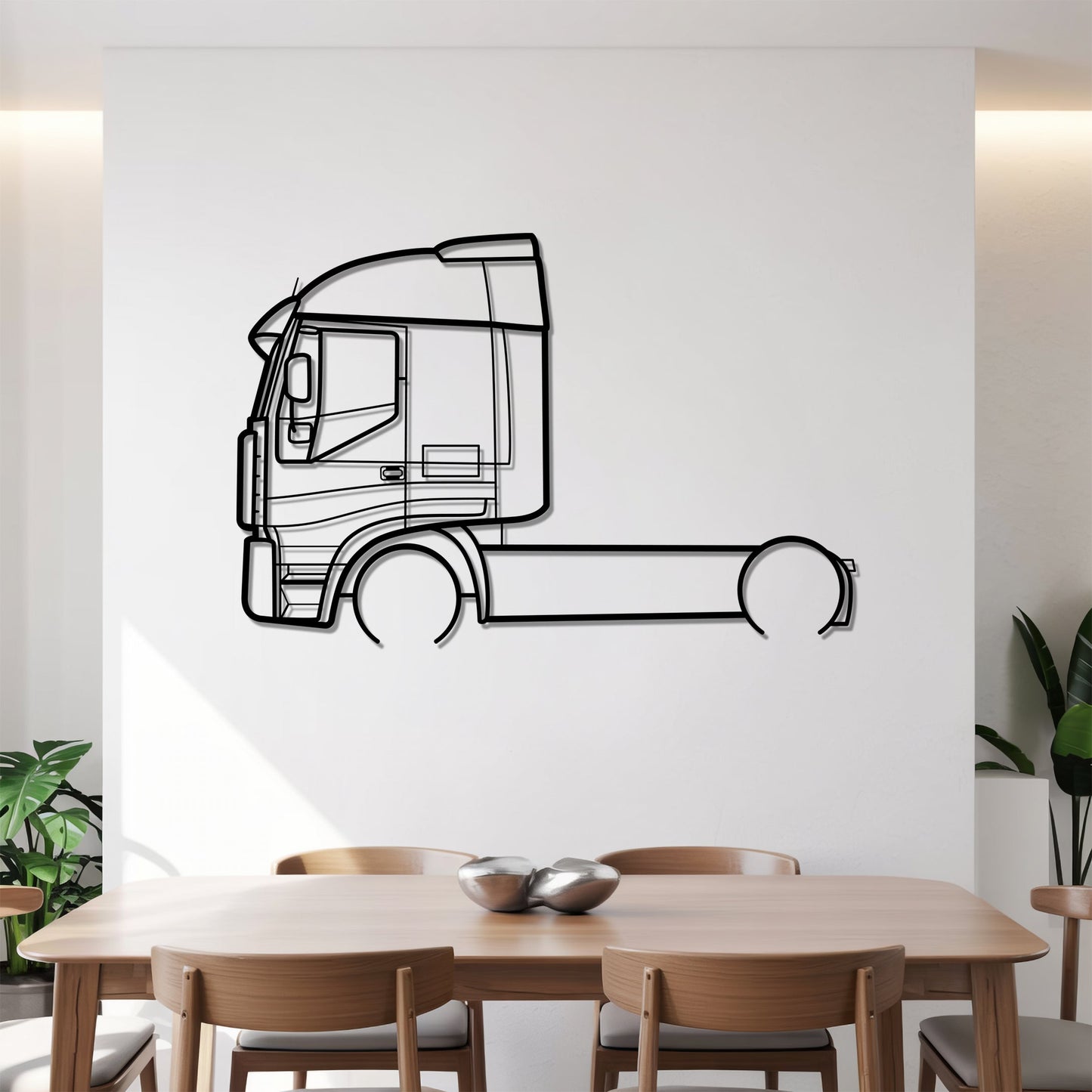 Stralis 2002 – Kovová dekorácia na stenu kamióna