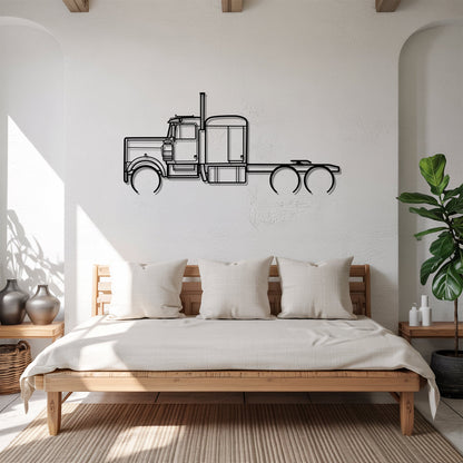 W900A (1961–1982) – Kovová dekorácia na stenu kamióna