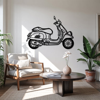GTS 300 Detailed – Kovová dekorácia na stenu motorky