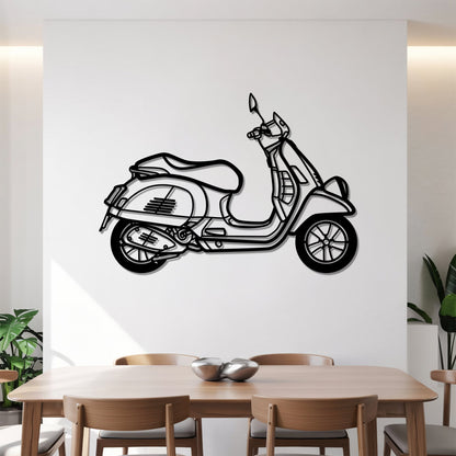 GTS 300 Detailed – Kovová dekorácia na stenu motorky