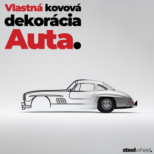 Vlastná silueta auta – Auto na stenu