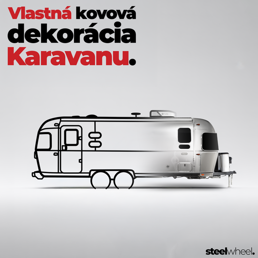 Vlastná silueta karavanu – Karavan na stenu
