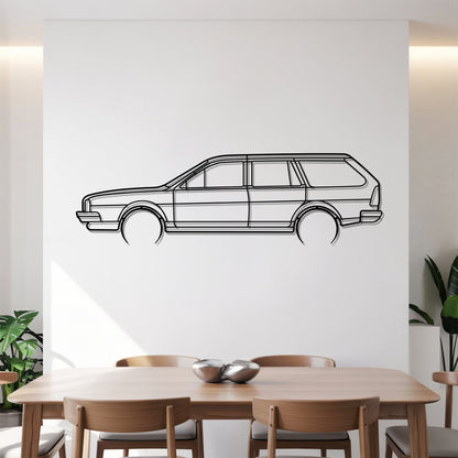 Passat B2 Variant Detailed – Kovová dekorácia na stenu auta