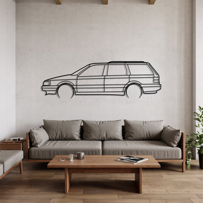 Passat B3 Variant Detailed – Kovová dekorácia na stenu auta