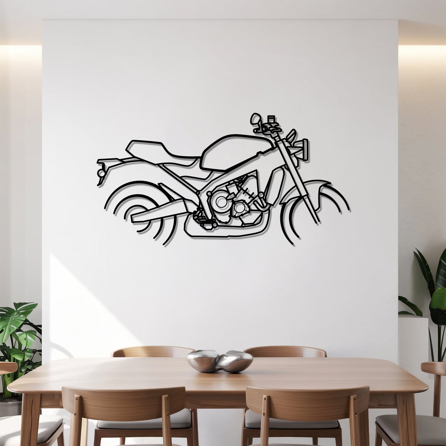 XSR900 – Kovová dekorácia na stenu motorky